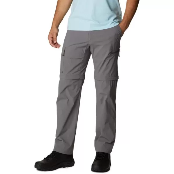 Columbia Mens Newton Ridge Ii Convertible PantCity Grey