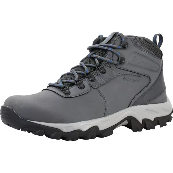 Columbia Mens Newton Ridge Plus Wp Hiking ShoeGraphiteRoyal