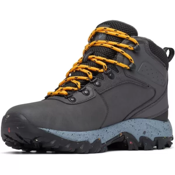 Columbia Mens Newton Ridge Waterproof OmniHeat Ii Hiking ShoeDark GreyRaw Honey