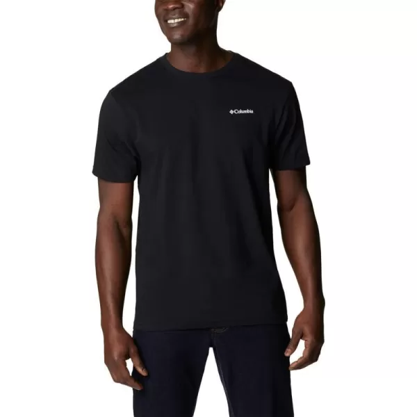 Columbia Mens North Cascades Short Sleeve TeeBlack