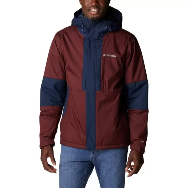 Columbia Mens OSO Mountain Insulated JacketElderberryCollegiate Navy