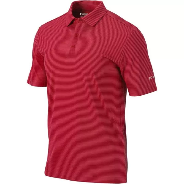 Columbia Mens OmniWick One Swing PoloIntense Red