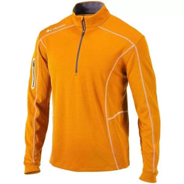 Columbia Mens OmniWick Shotgun Long Sleeve 14 Zip PulloverMango