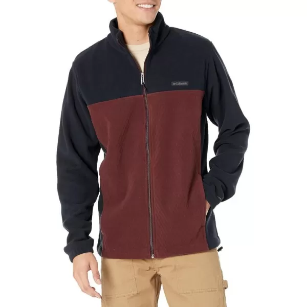 Columbia Mens Overlook Trail Full ZipElderberryBlack