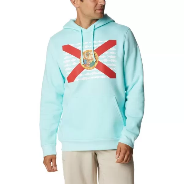 Columbia Mens PFG Fish Flag Ii HoodieGulf StreamFlorida