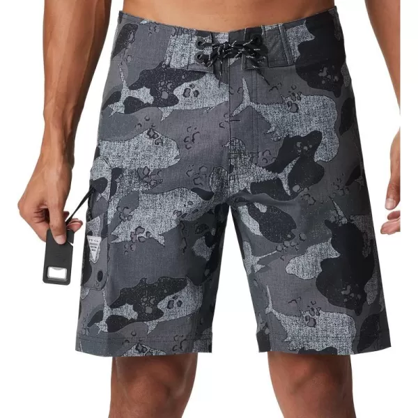 Columbia Mens PFG Offshore Ii Board ShortBlack Gamefish Camo