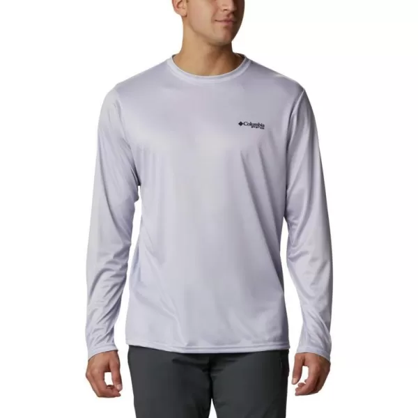 Columbia Mens PFG Terminal Tackle Global Compass Long Sleeve Sun ProtectionCool Grey