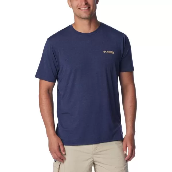 Columbia Mens PFG Triangle Fill Tech Tee Short SleeveNocturnalElements Graphic