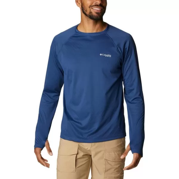 Columbia Mens PFG Zero Rules Ice Ls ShirtCarbon