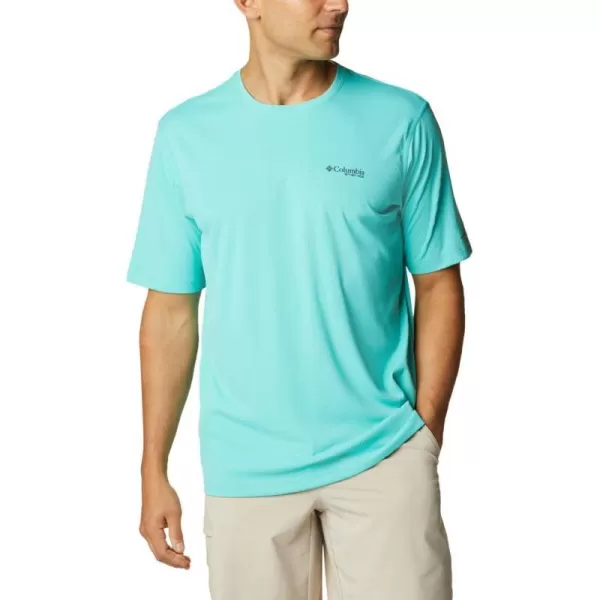 Columbia Mens PFG Zero Rules Short Sleeve ShirtDolphin