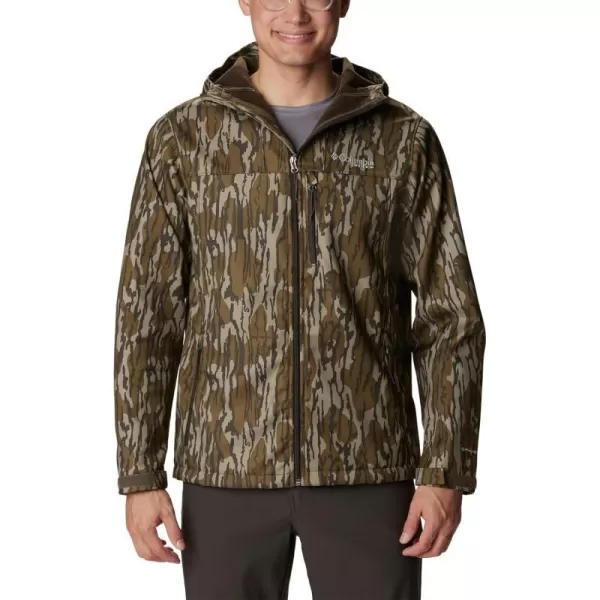 Columbia Mens PHG Ascender Softshell Hooded JacketMossy Oak Bottomland