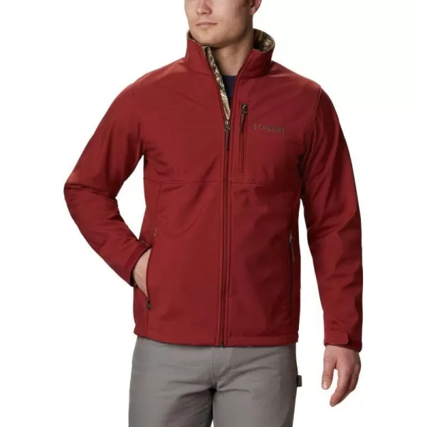 Columbia Mens PHG Ascender Softshell JacketRed OxideRt Edge