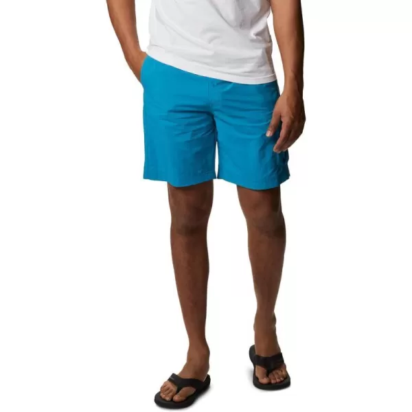 Columbia Mens Palmerston Peak Sport ShortDeep MarineElectric Turquoise