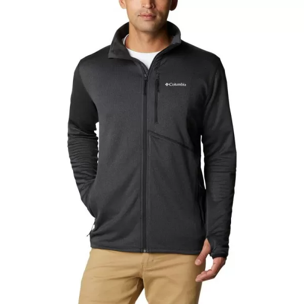 Columbia Mens Park View Fleece Full ZipBlack Heather