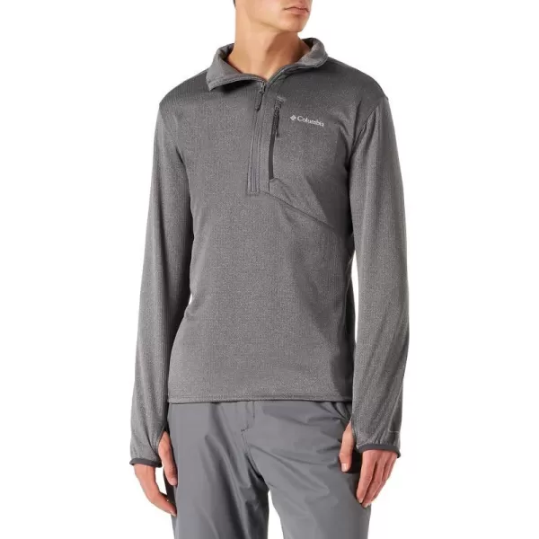 Columbia Mens Park View Fleece Half ZipCity Grey Heather