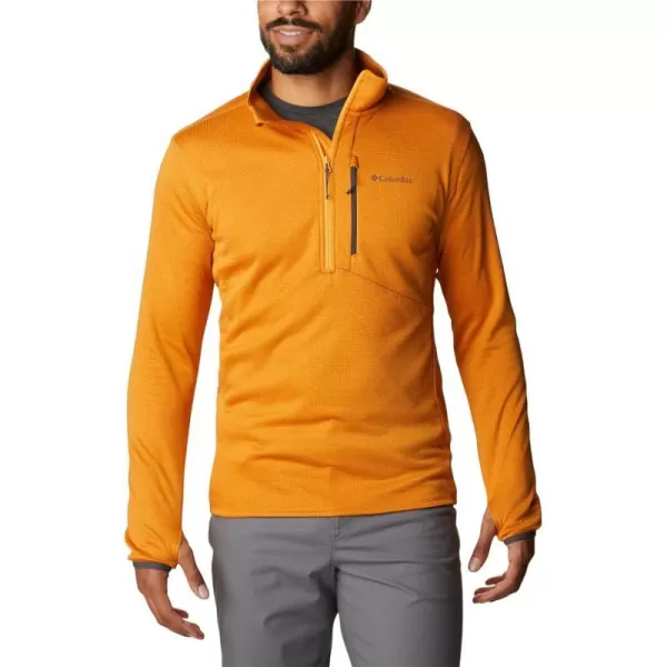 Columbia Mens Park View Fleece Half ZipMango Heather