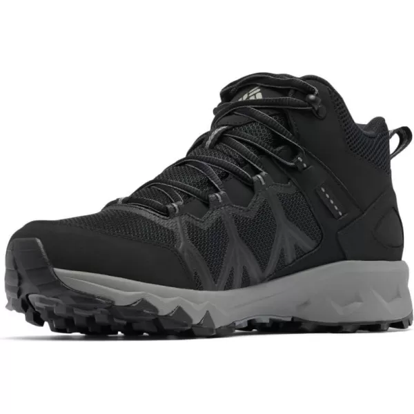 Columbia Mens Peakfreak Ii Mid Outdry Hiking ShoeBlackTitanium Ii