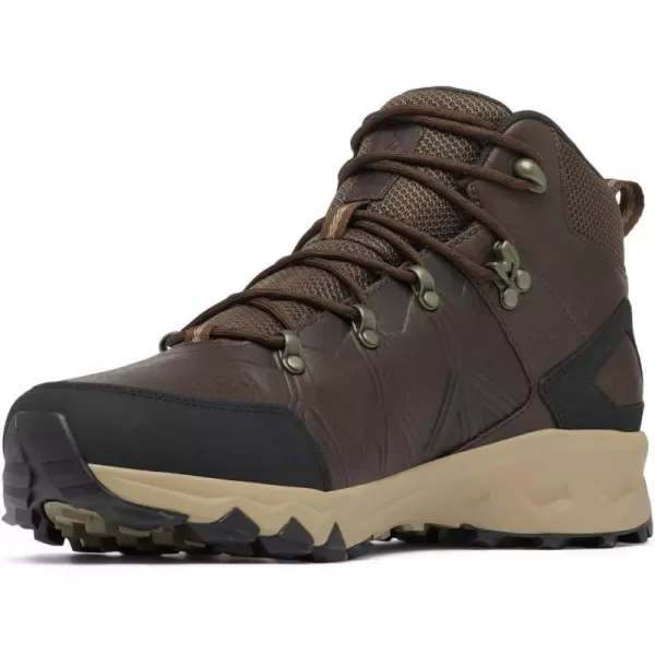 Columbia Mens Peakfreak Ii Mid Outdry Leather Hiking ShoeCordovanBlack