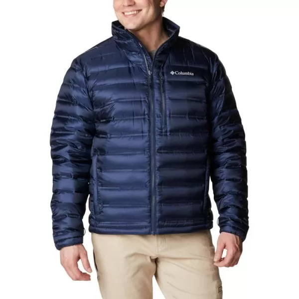 Columbia Mens Pebble Peak Down JacketCollegiate Navy