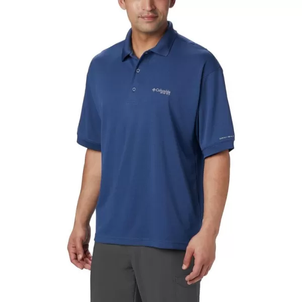 Columbia Mens Perfect Cast Polo ShirtBig Carbon