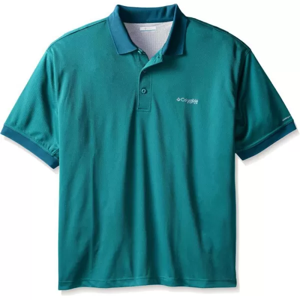 Columbia Mens Perfect Cast Polo ShirtBig Deep Marine