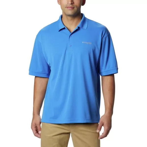 Columbia Mens Perfect Cast Polo ShirtBig Vivid Blue