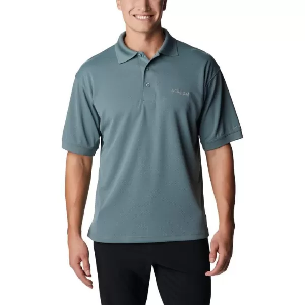 Columbia Mens Perfect Cast Polo ShirtClassic Fit Metal