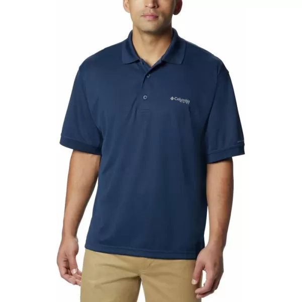 Columbia Mens Perfect Cast Polo ShirtRegular Fit Collegiate Navy