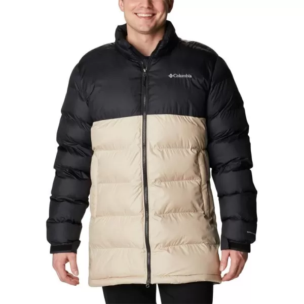 Columbia Mens Pike Lake Mid JacketAncient FossilBlack