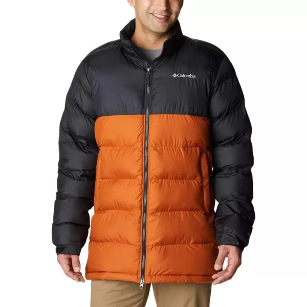 Columbia Mens Pike Lake Mid JacketWarm CopperBlack