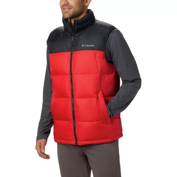 Columbia Mens Pike Lake VestMountain RedBlack