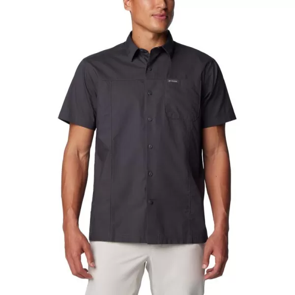 Columbia Mens Pine Canyon Short Sleeve Work ShirtShark