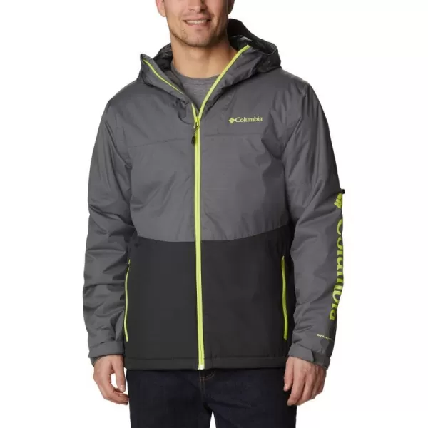 Columbia Mens Point Park Insulated JacketCity Grey  Shark