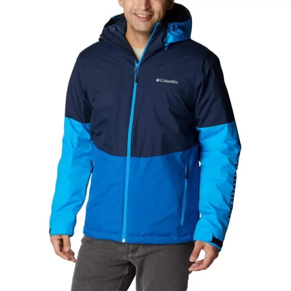 Columbia Mens Point Park Insulated JacketCollegiate NavyBright IndigoCompass Blue