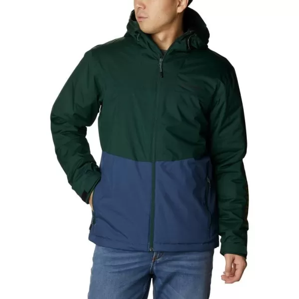 Columbia Mens Point Park Insulated JacketSpruceDark Mountain