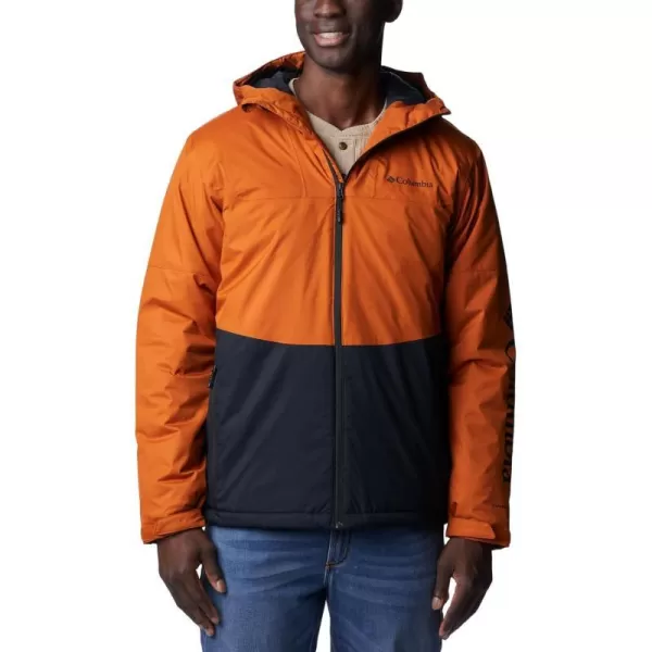 Columbia Mens Point Park Insulated JacketWarm CopperBlack