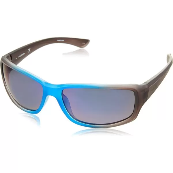 Columbia Mens Point Reyes Rectangular SunglassesBlueGrey