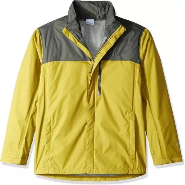 Columbia Mens Pouration Jacket Waterproof  BreathablePeppercornGravel