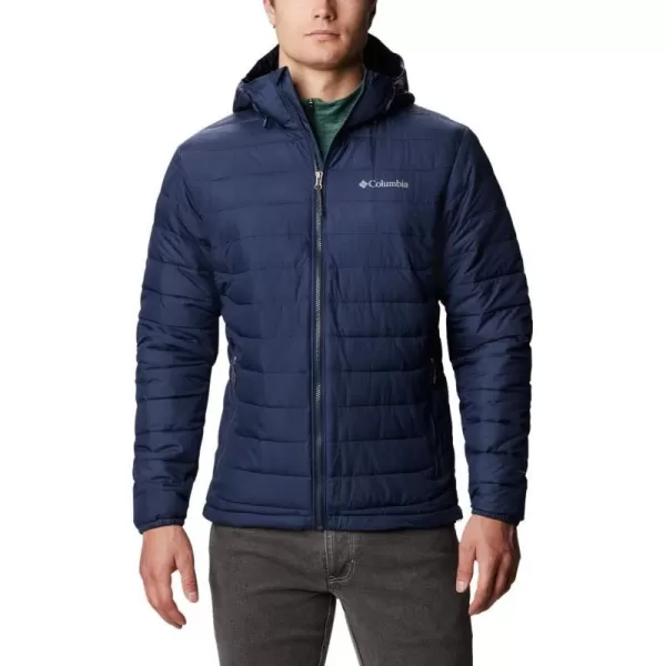 Columbia Mens Powder Lite Hooded JacketCollegiate Navy