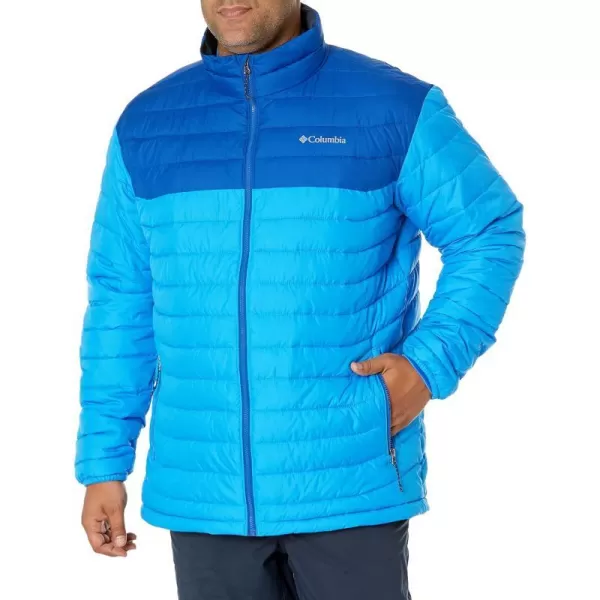 Columbia Mens Powder Lite JacketAzure BlueAzul