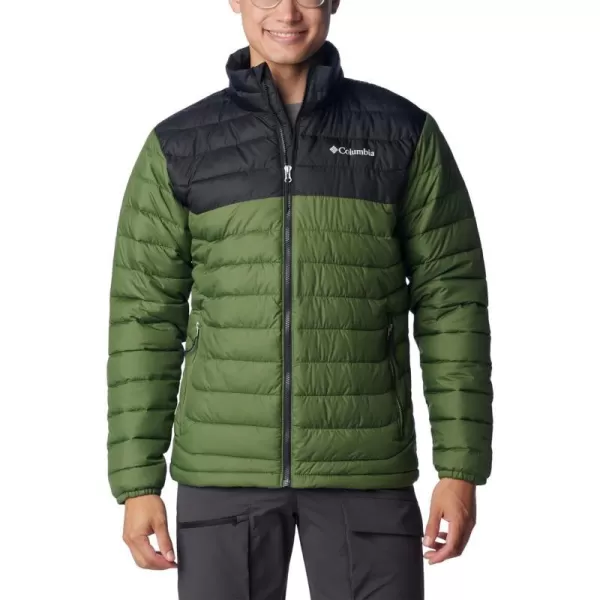 Columbia Mens Powder Lite JacketCanteenBlack