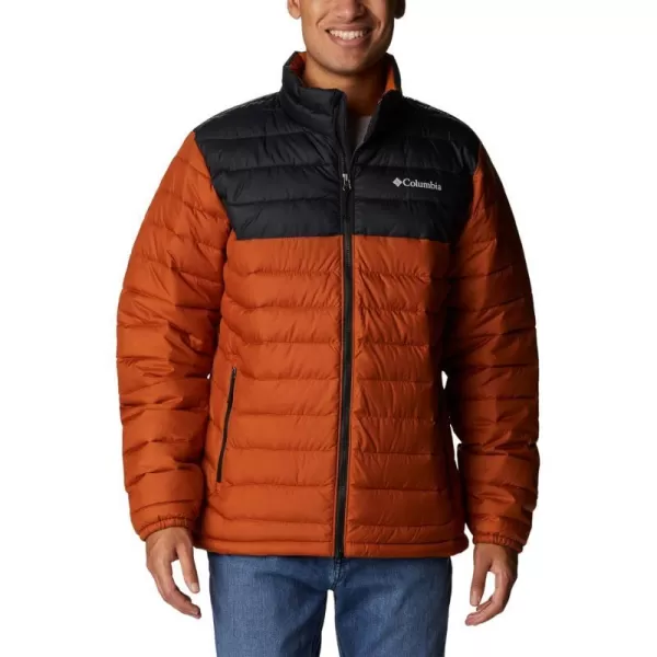 Columbia Mens Powder Lite JacketWarm CopperBlack