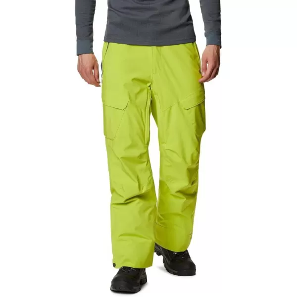 Columbia Mens Powder Stash PantBright Chartreuse