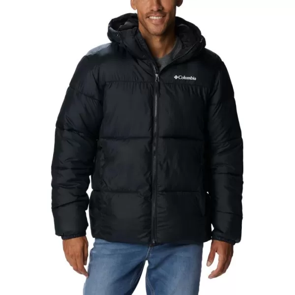 Columbia Mens Puffect Hooded JacketBlack