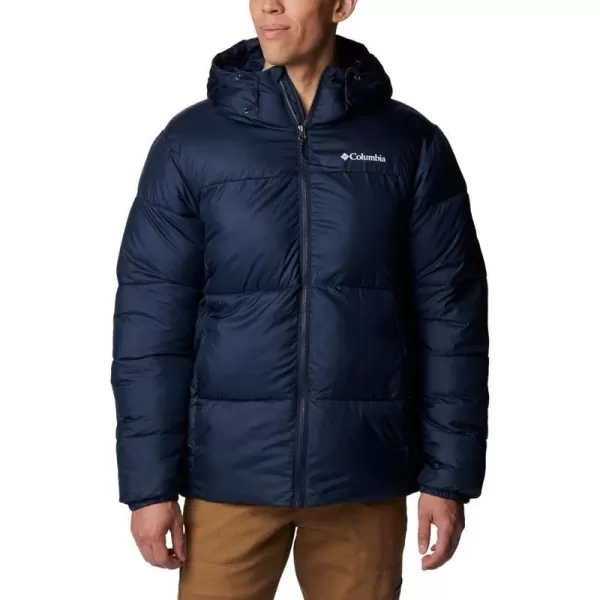 Columbia Mens Puffect Hooded JacketCollegiate Navy