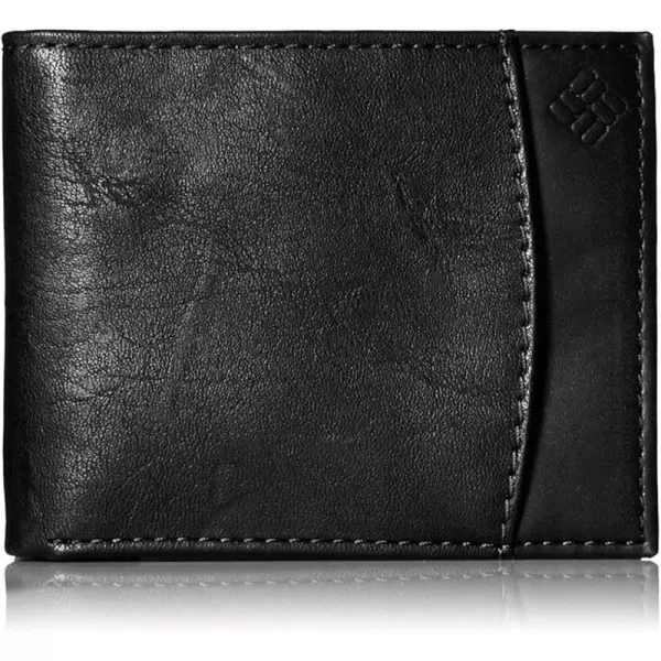 Columbia Mens RFID Passcase WalletCoal Black