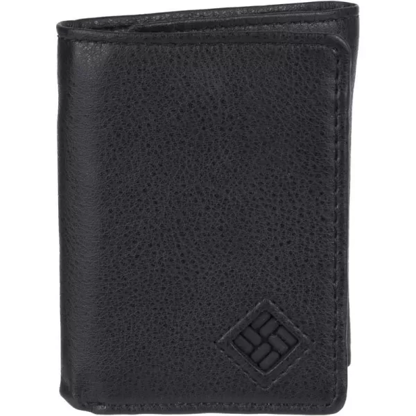 Columbia Mens RFID Trifold WalletBlack