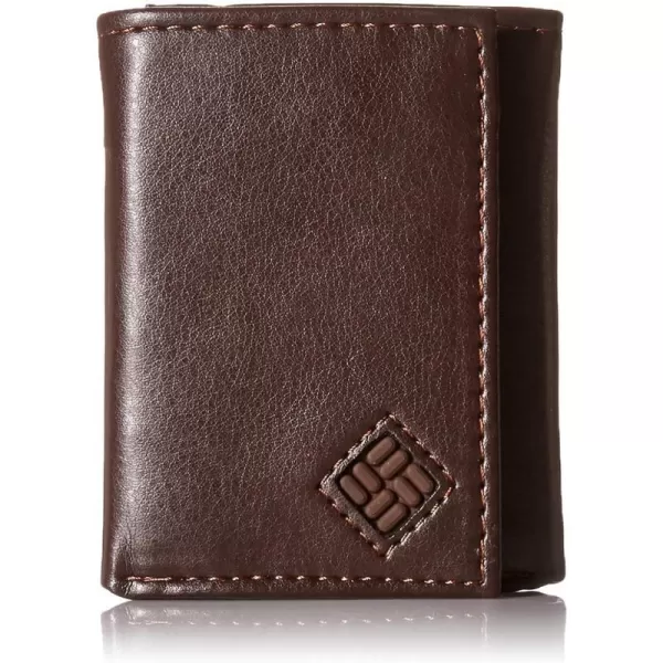 Columbia Mens RFID Trifold WalletBrown