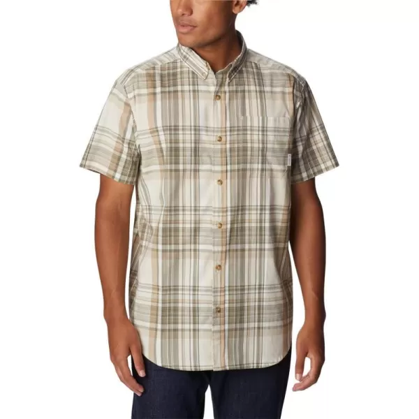 Columbia Mens Rapid Rivers Ii Short Sleeve ShirtAncient Fossil Plaid