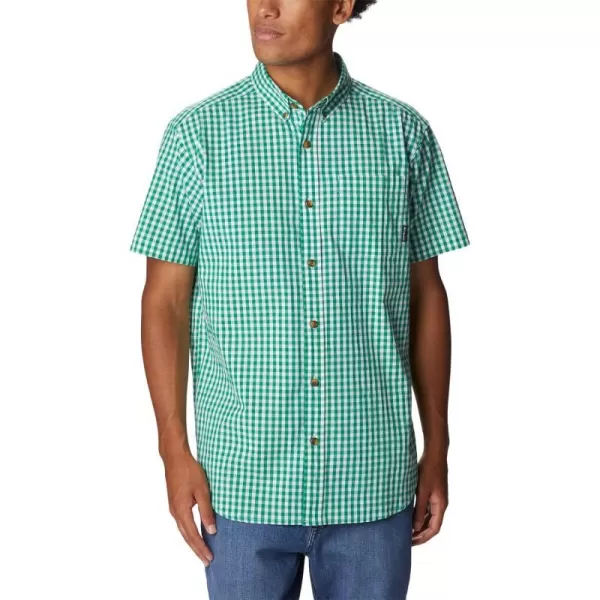 Columbia Mens Rapid Rivers Ii Short Sleeve ShirtBamboo Forest Multi Gingham